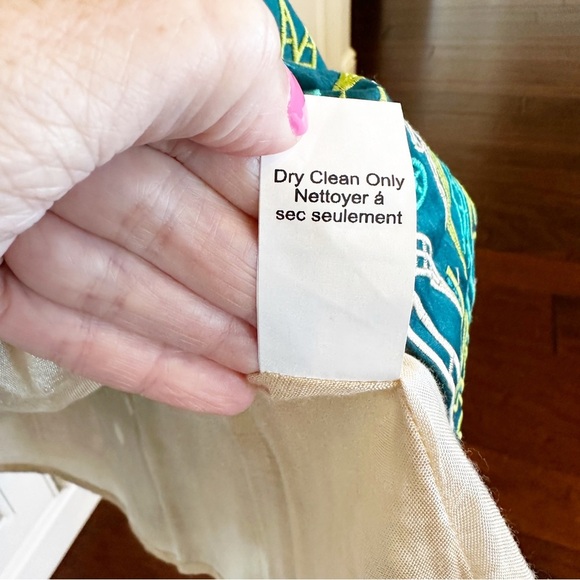 Anthropologie Women’s Tanvi Kedia Ombré Chameli Silk Fit Flare Embroidered Dress - Picture 8 of 13